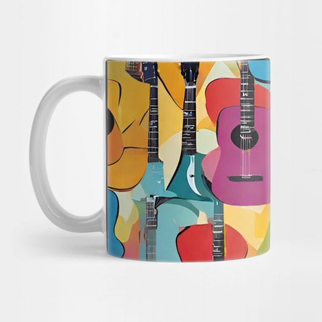 Cartoon Guitars Ensemble by Abeer Ahmad